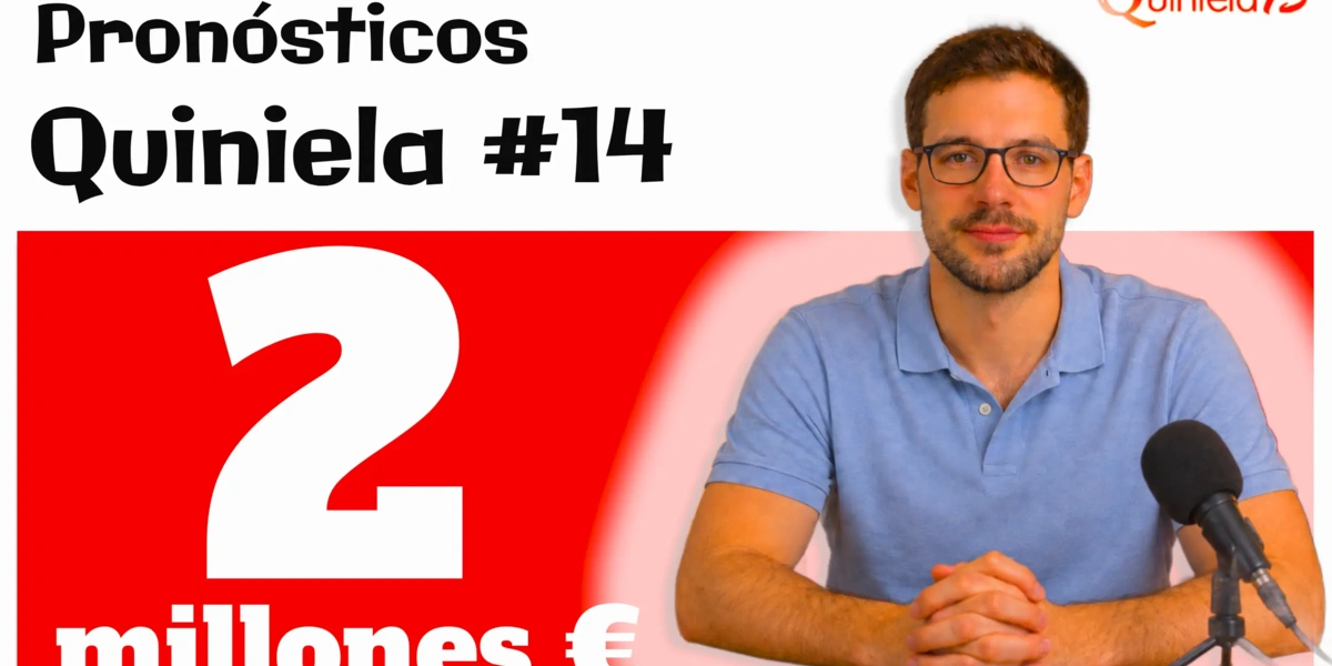 2 millones de BOTE en la quiniela 14.