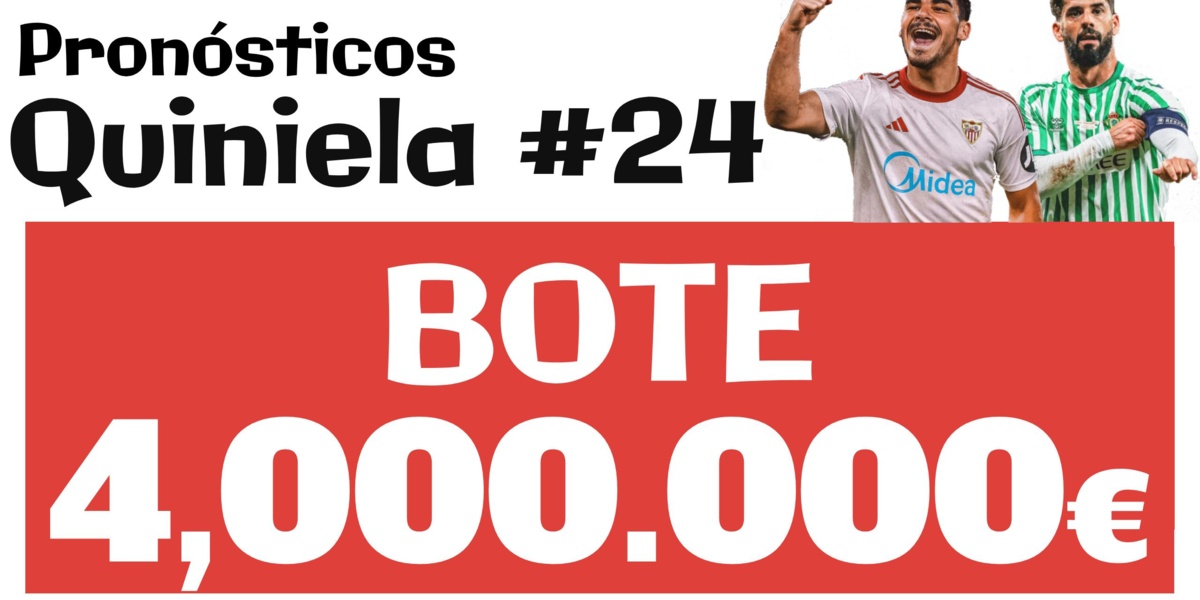 Bote de 4 millones en la Quiniela 24