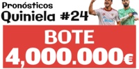 Bote de 4 millones en la Quiniela 24