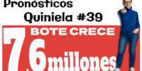 El bote crece. 7,6 millones para la jornada 39.