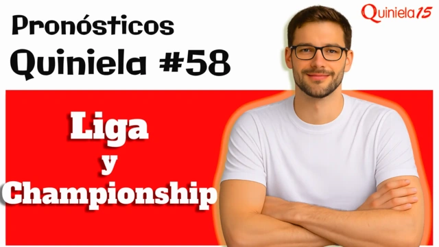 Quiniela 58. Entre semana con Primera y Championship