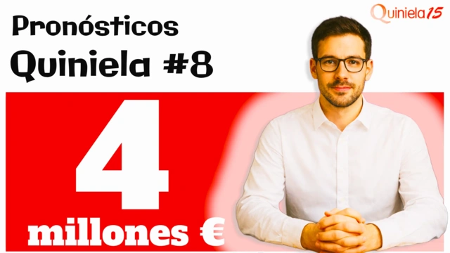 Quiniela de la jornada 8 con 4 millones de euros