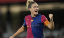 La capitana del Barça celebra un gol