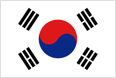 Escudo de Corea del Sur Fem.